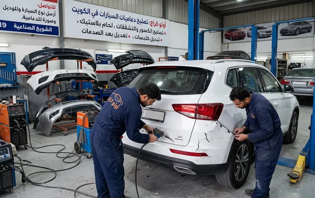 تصليح دعاميات السيارات في الكويت كار ستوب