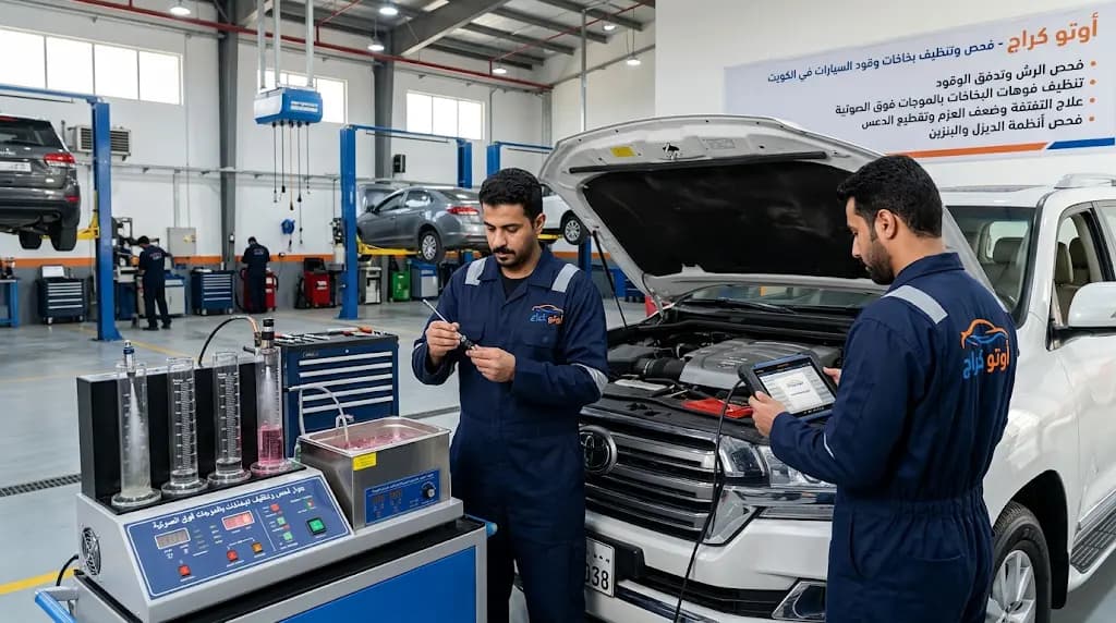 تنظيف بخاخات السيارات في الكويت كار ستوب