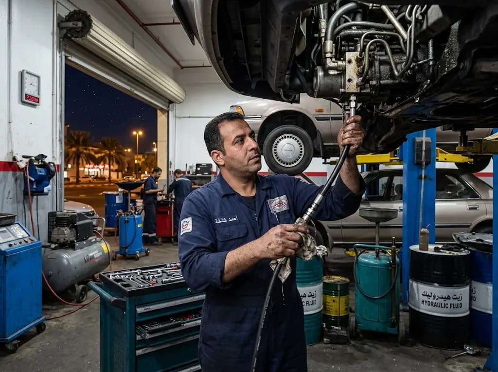 مشاكل الهيدروليك في السيارات في الكويت كار ستوب